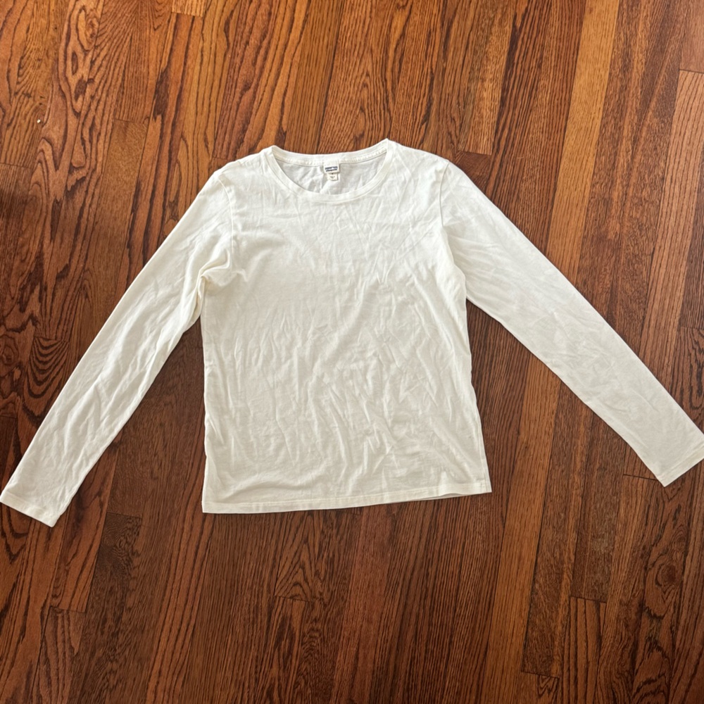 Patagonia White Long Sleeve Tee